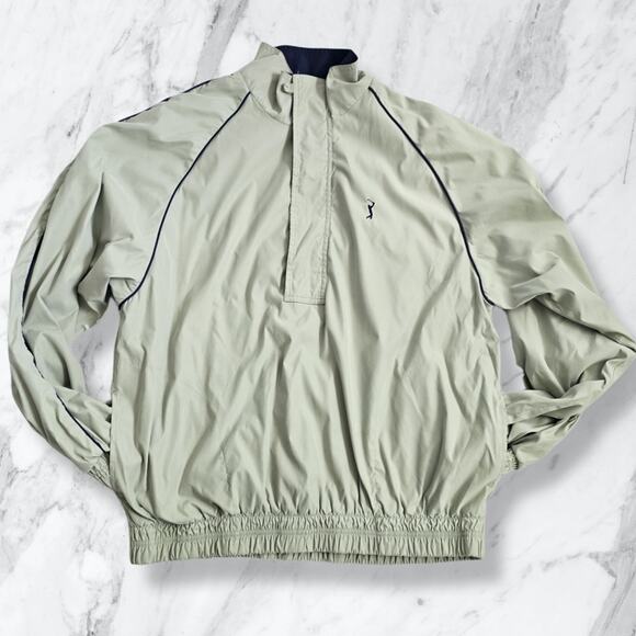 Vintage PGA Tour Collection Green 1/4 Zip Pullover Jacket Men's XL - Picture 14 of 14